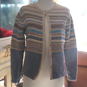 L.L.Bean Cotton Cardigan - Medium Petite